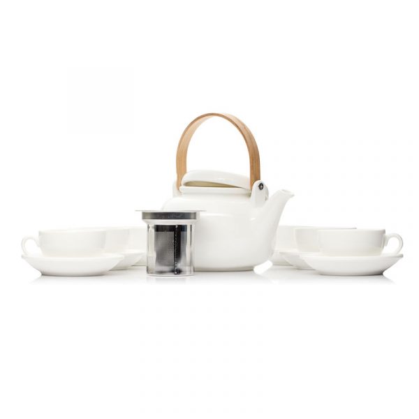 White-Teapot-set-with-Bamboo-Handle-img-9
